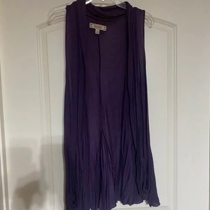 Purple vest with pockets